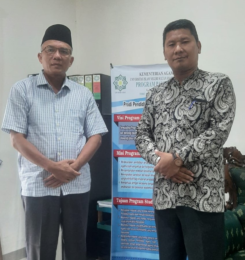 Silahturahmi Pascasarjana IAI Diniyyah Pekanbaru dengan Magister PAI UIN Suska Riau